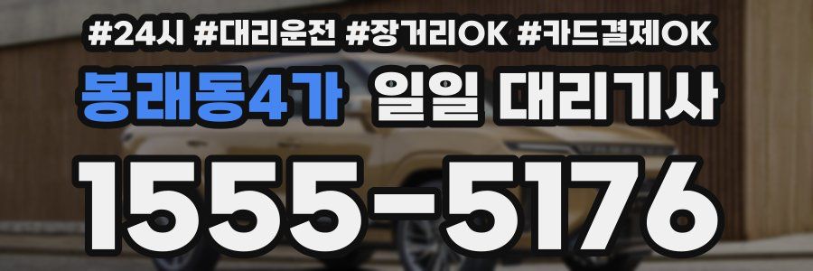봉래동4가 일일 대리기사