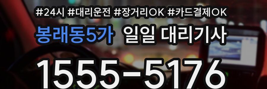 봉래동5가 일일 대리기사