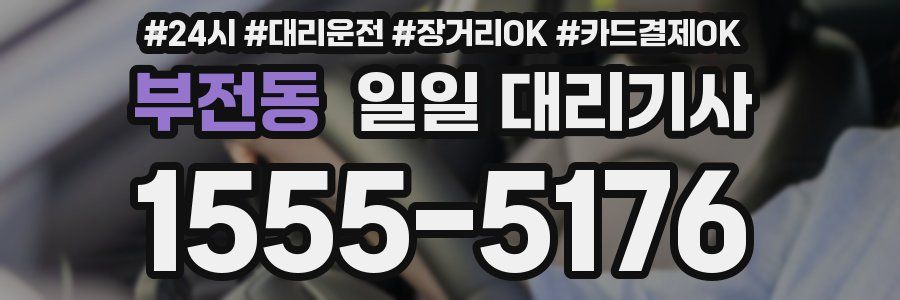 부전동 일일 대리기사