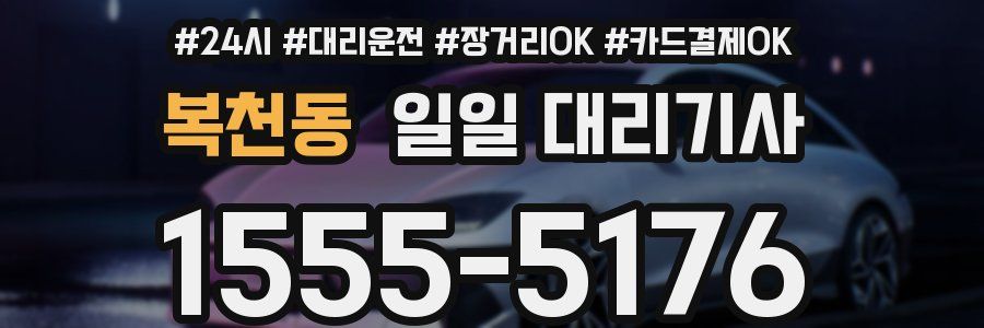 복천동 일일 대리기사
