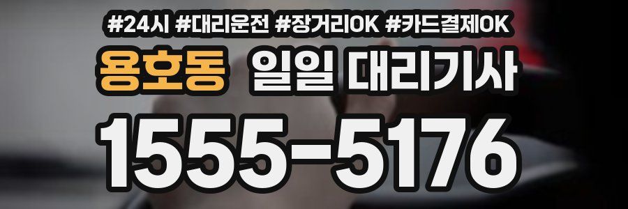 용호동 일일 대리기사
