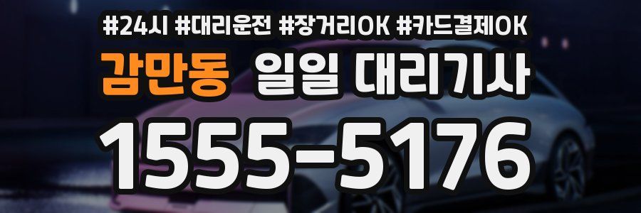 감만동 일일 대리기사