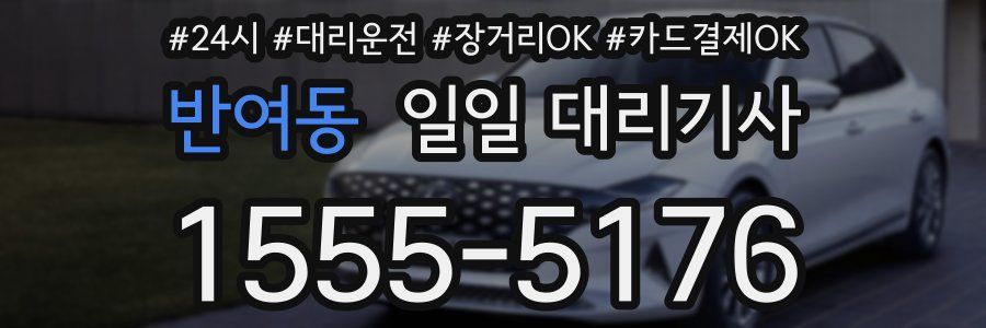 반여동 일일 대리기사