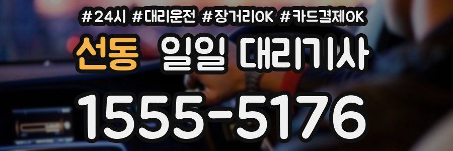 선동 일일 대리기사