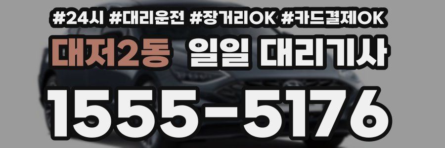 대저2동 일일 대리기사