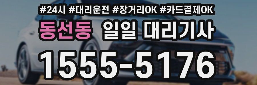 동선동 일일 대리기사