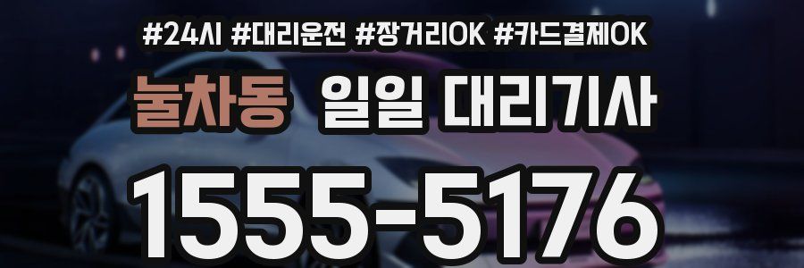 눌차동 일일 대리기사
