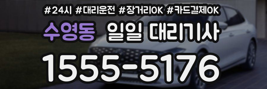 수영동 일일 대리기사