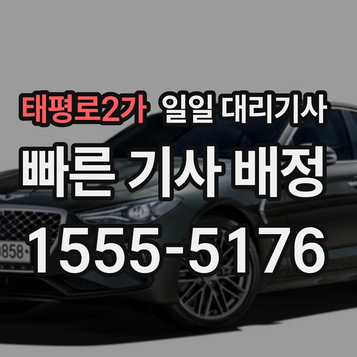 태평로2가 일일 대리기사