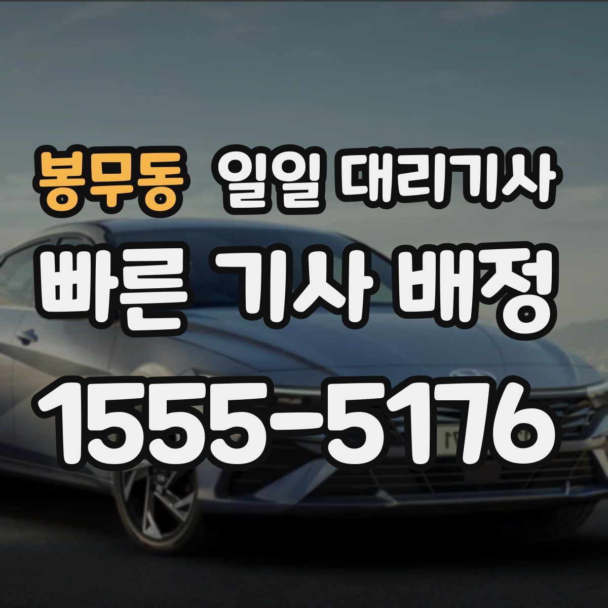 봉무동 일일 대리기사