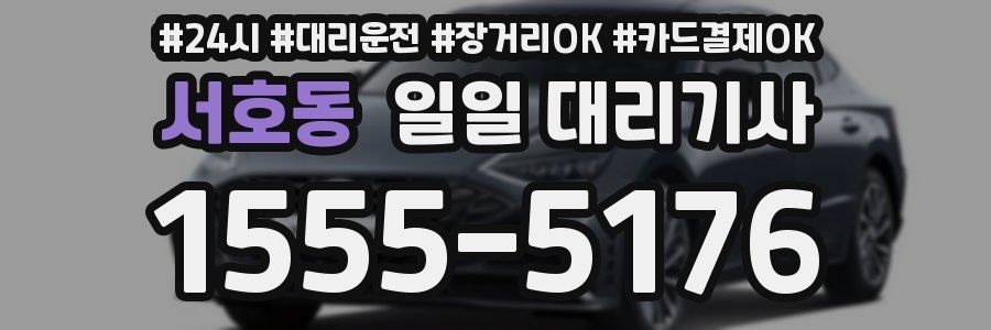 서호동 일일 대리기사