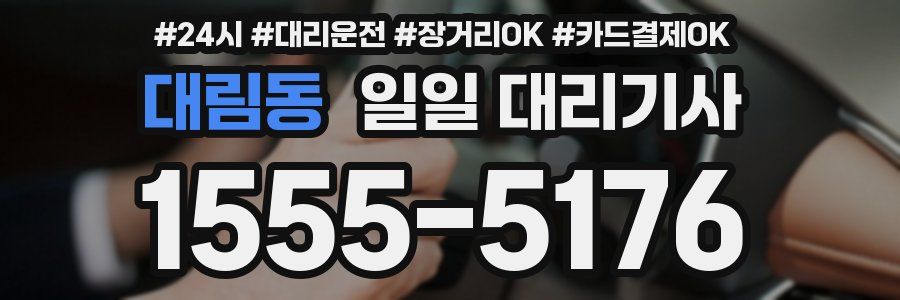 대림동 일일 대리기사