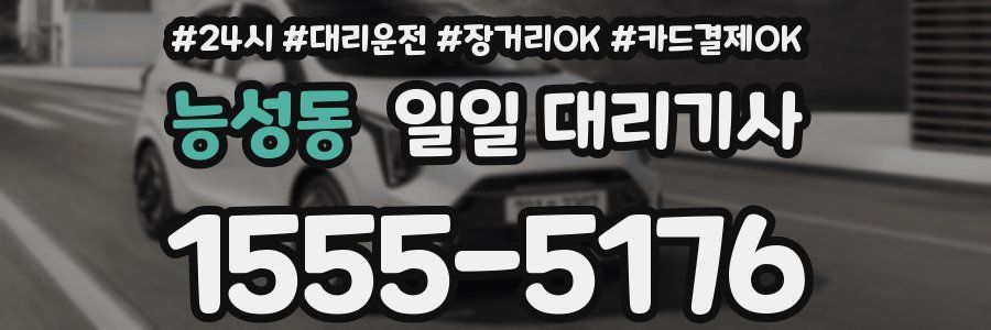 능성동 일일 대리기사
