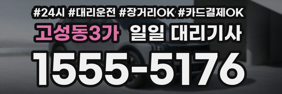 고성동3가 일일 대리기사