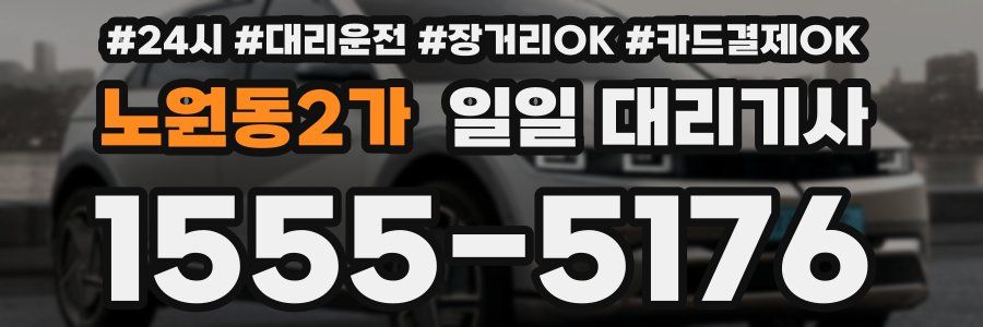 노원동2가 일일 대리기사
