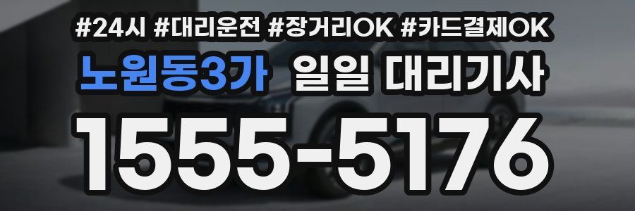 노원동3가 일일 대리기사