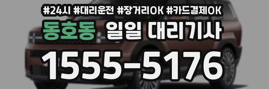 동호동 일일 대리기사