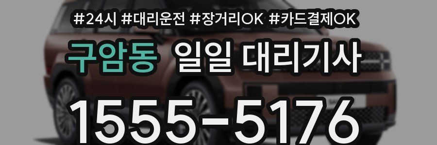 구암동 일일 대리기사
