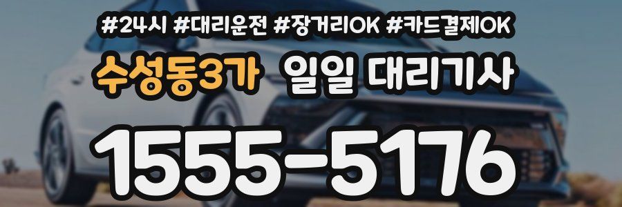 수성동3가 일일 대리기사