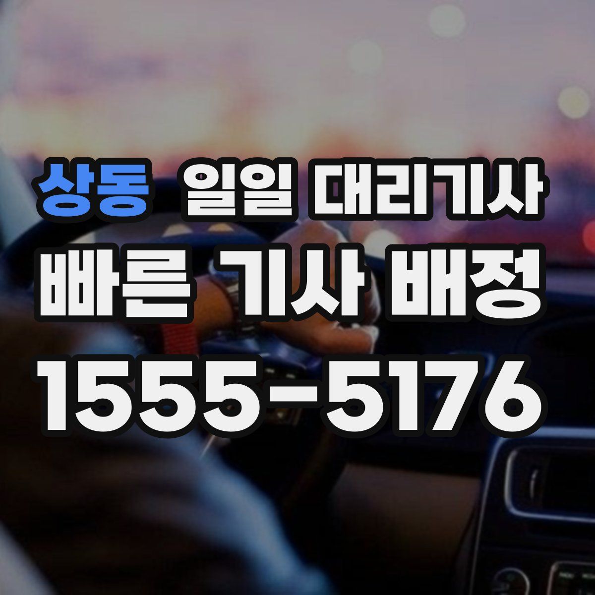 상동 일일 대리기사