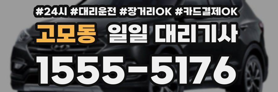 고모동 일일 대리기사