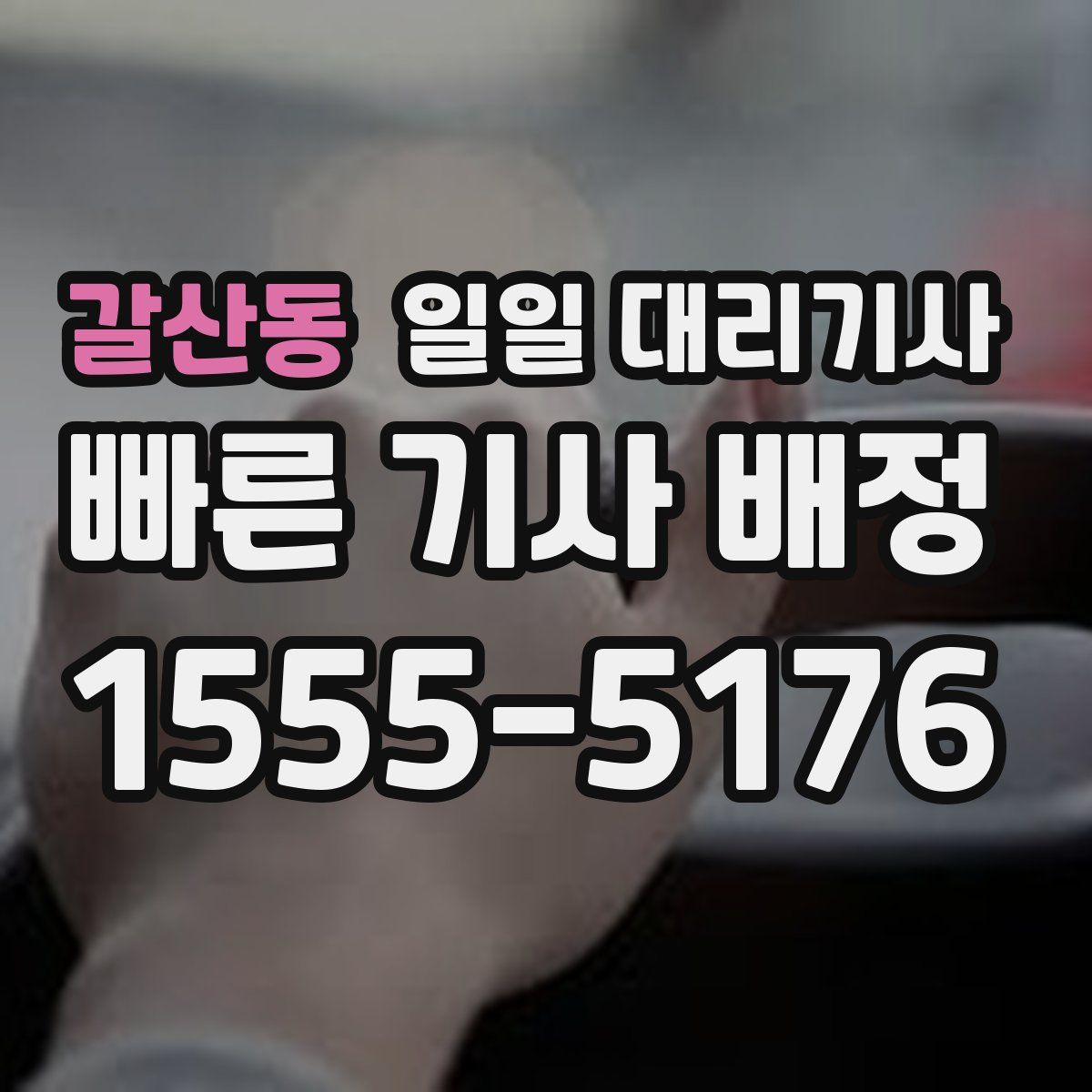 갈산동 일일 대리기사
