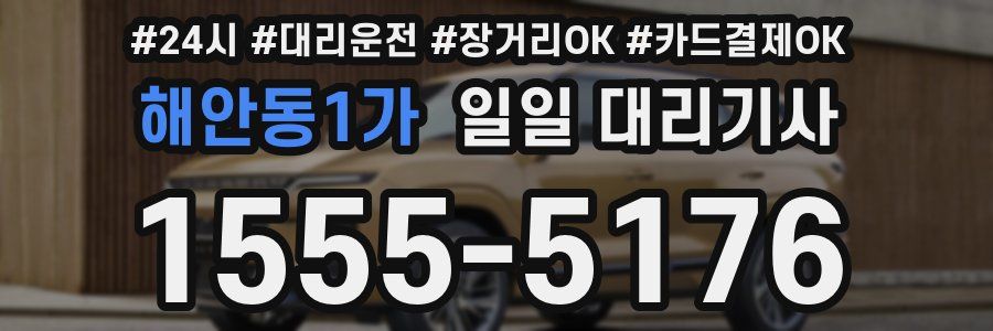 해안동1가 일일 대리기사