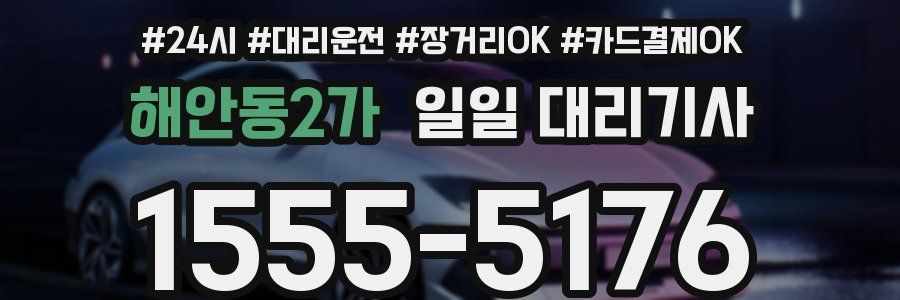 해안동2가 일일 대리기사