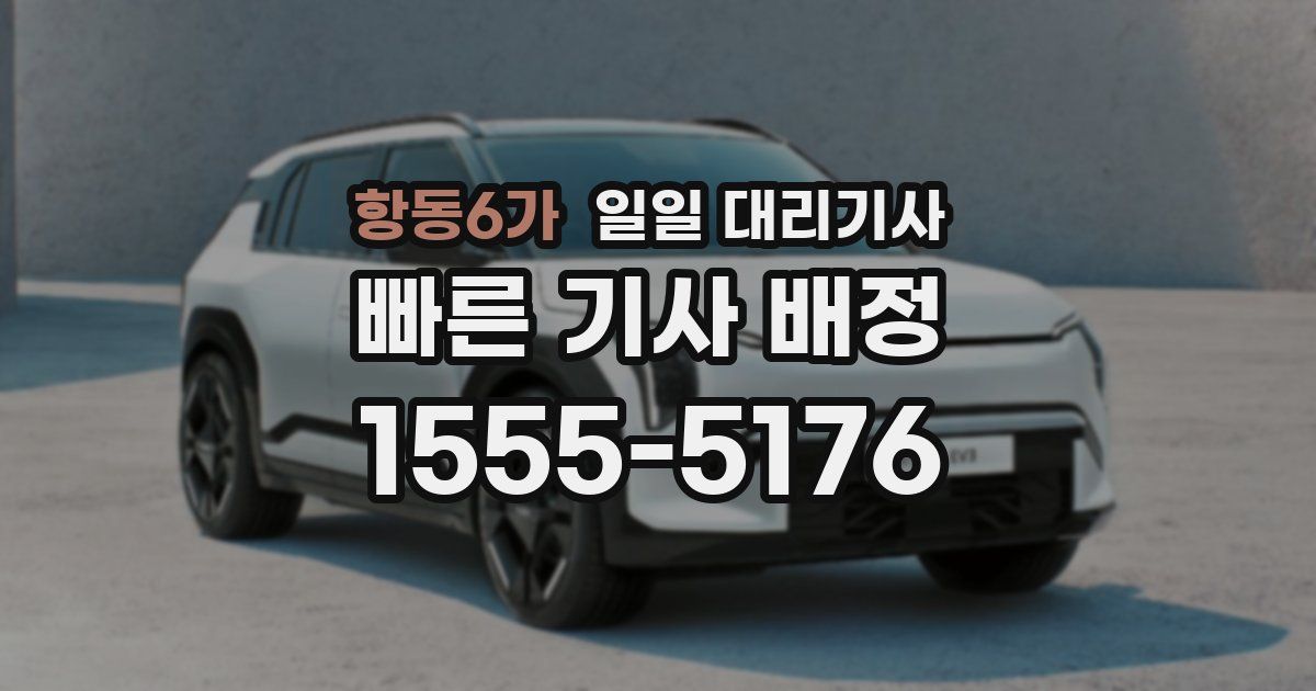 항동6가 일일 대리기사
