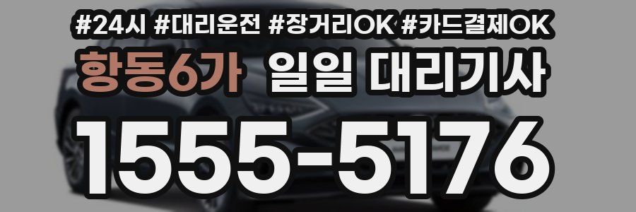 항동6가 일일 대리기사