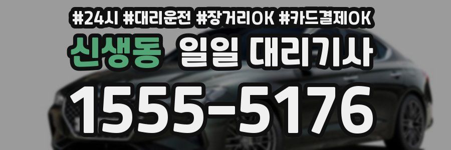 신생동 일일 대리기사