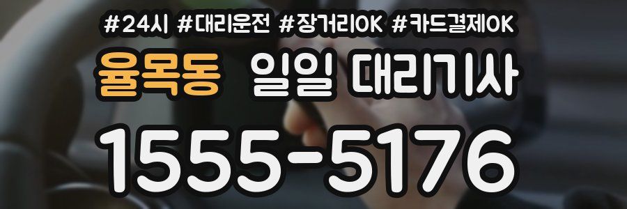 율목동 일일 대리기사