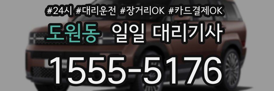 도원동 일일 대리기사