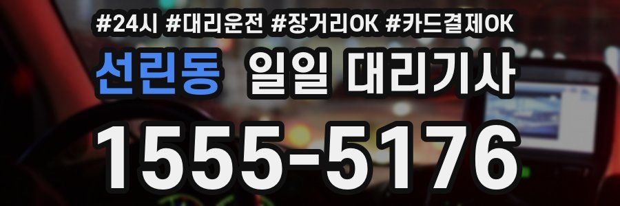 선린동 일일 대리기사