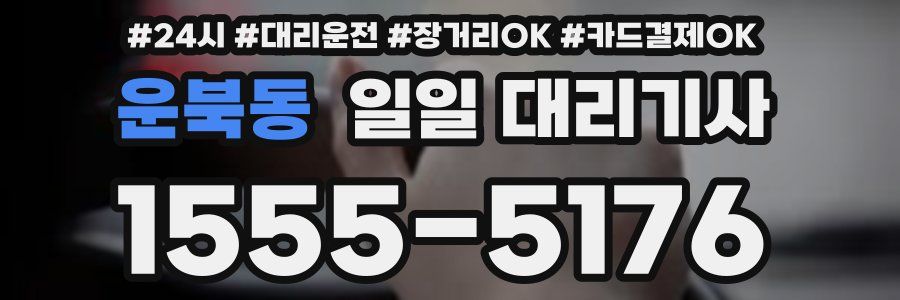 운북동 일일 대리기사