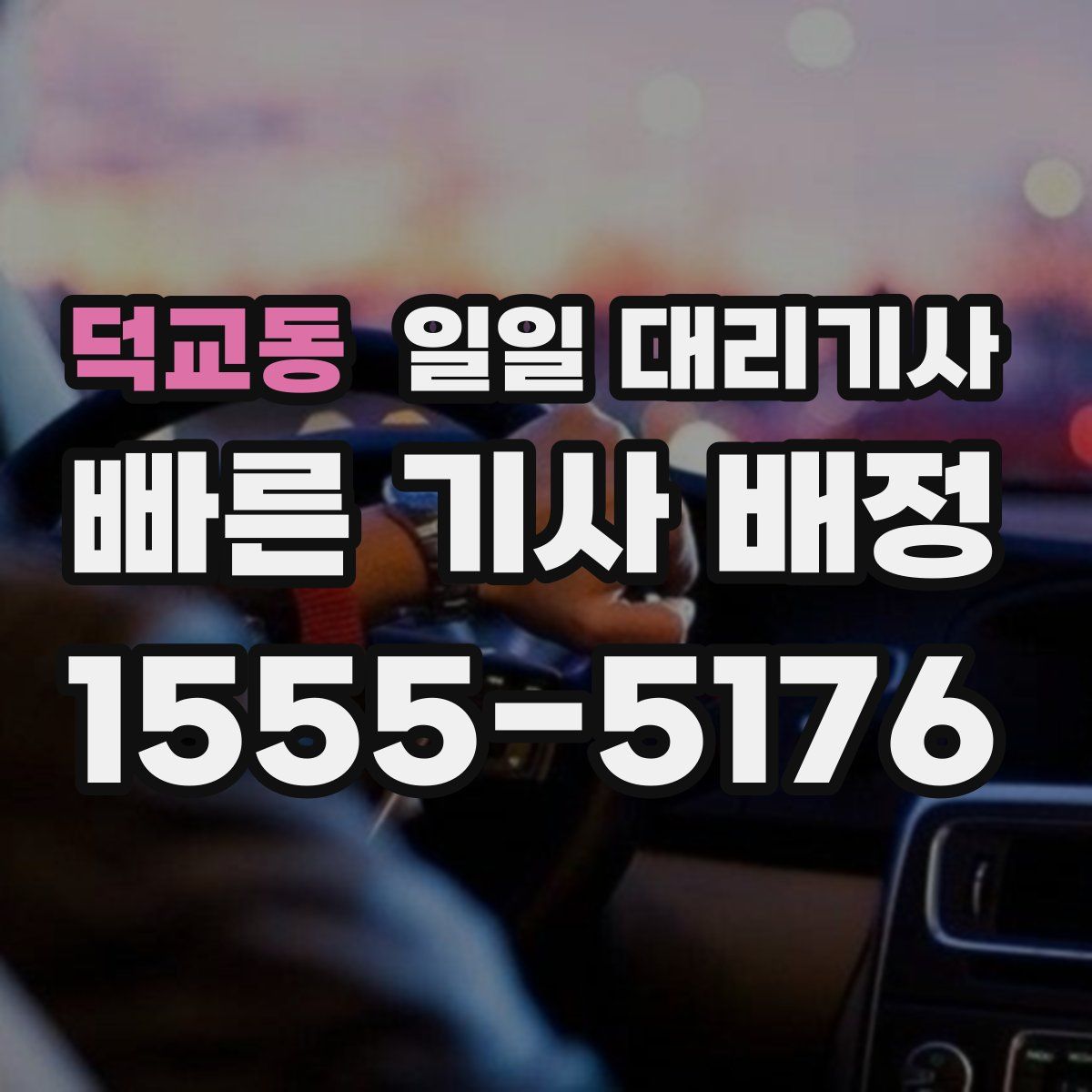 덕교동 일일 대리기사