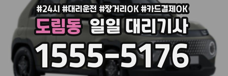 도림동 일일 대리기사