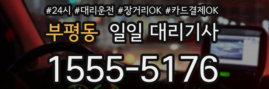 부평동 일일 대리기사
