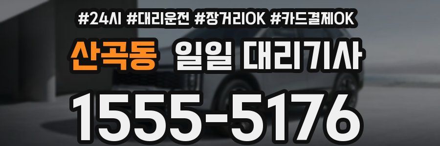 산곡동 일일 대리기사