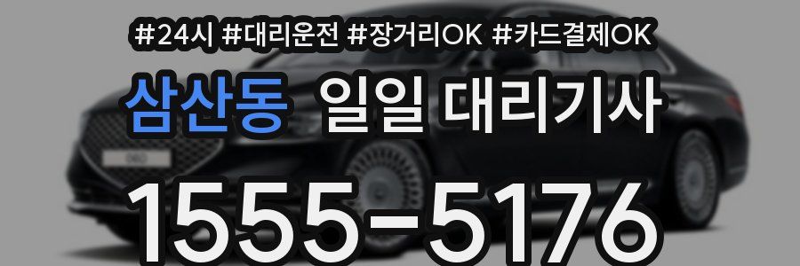 삼산동 일일 대리기사