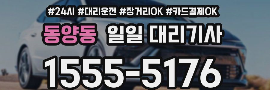 동양동 일일 대리기사