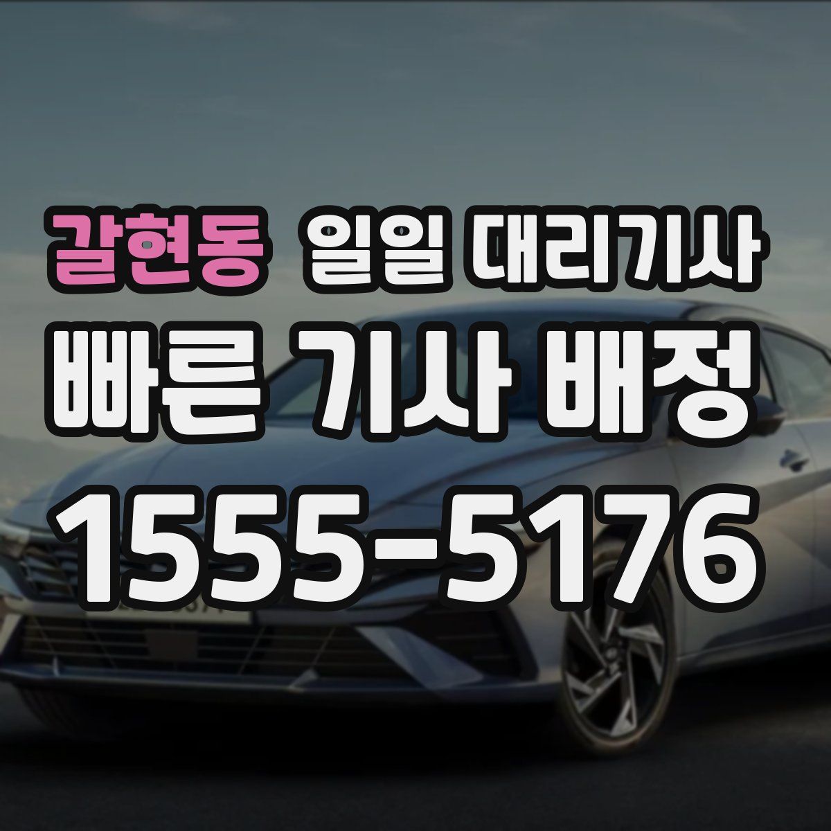 갈현동 일일 대리기사