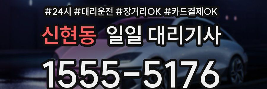 신현동 일일 대리기사