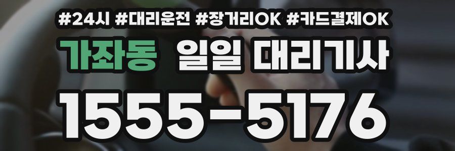 가좌동 일일 대리기사