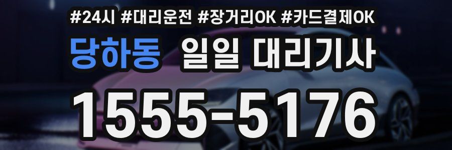 당하동 일일 대리기사