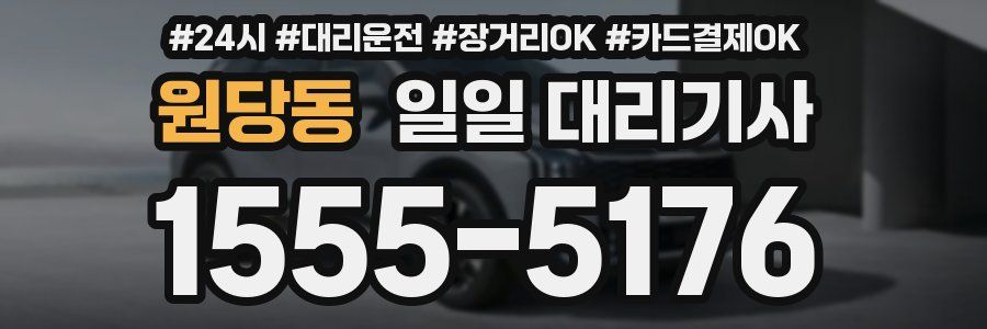 원당동 일일 대리기사