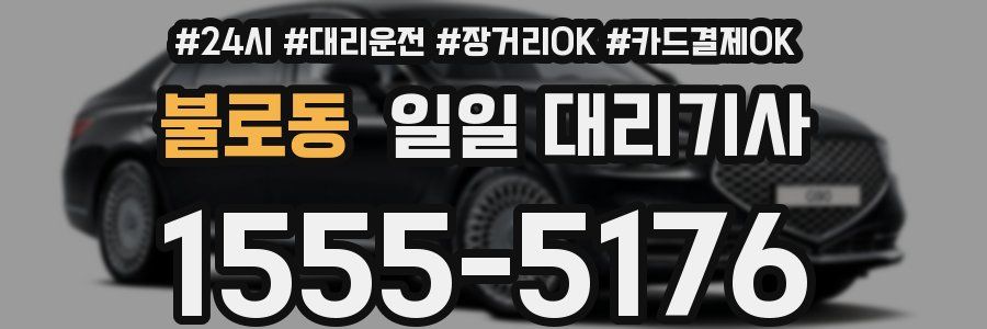 불로동 일일 대리기사