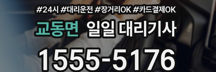 교동면 일일 대리기사