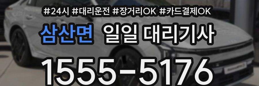 삼산면 일일 대리기사