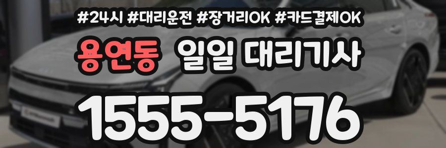 용연동 일일 대리기사